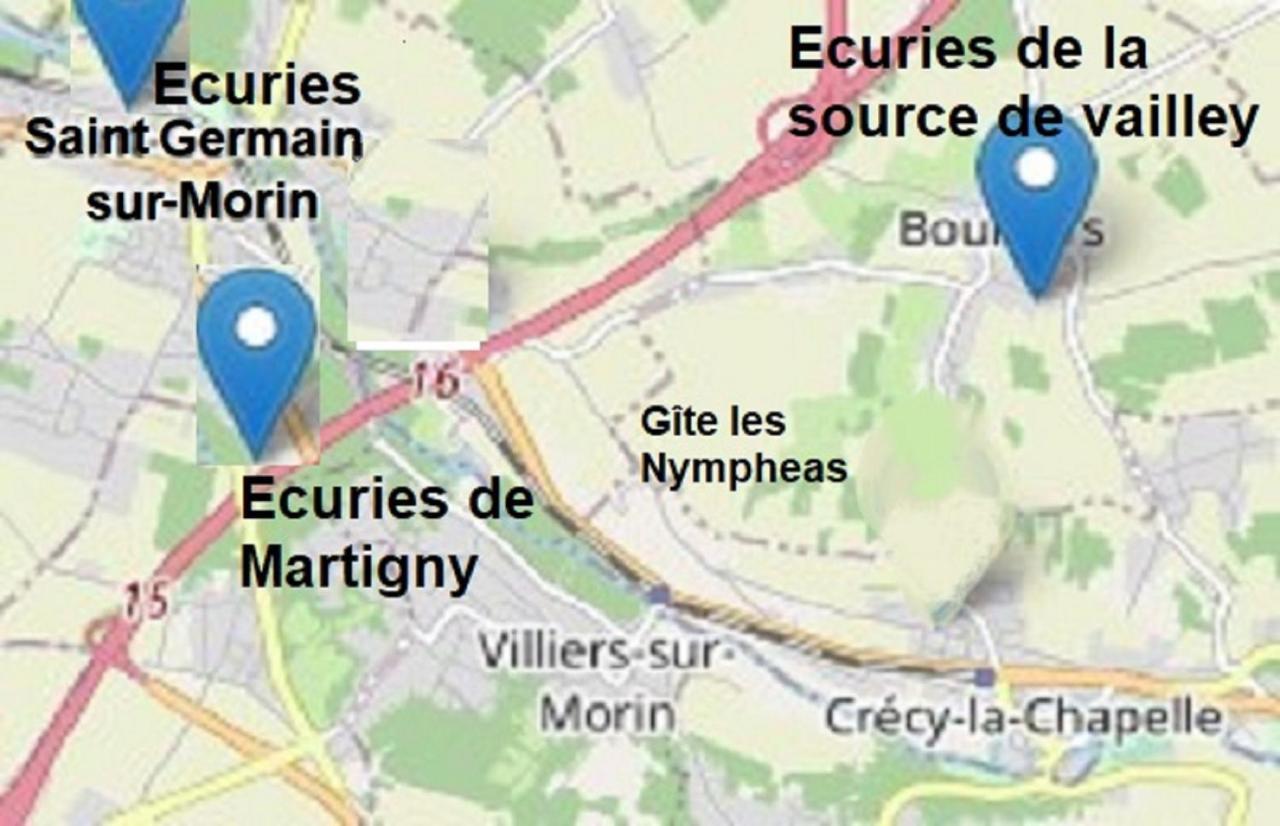 Les Nympheas, Appart Au Calme Et Grand Jardin A 15 Min De Disneyland, Crecy-la-Chapelle Zewnętrze zdjęcie