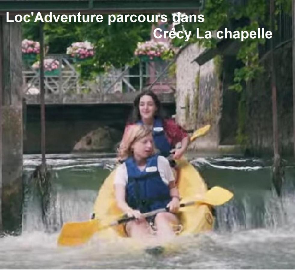 Les Nympheas, Appart Au Calme Et Grand Jardin A 15 Min De Disneyland, Crecy-la-Chapelle Zewnętrze zdjęcie