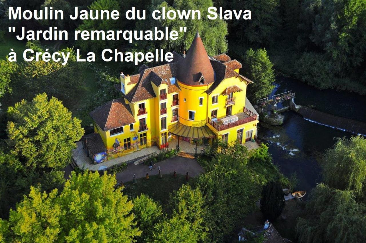 Les Nympheas, Appart Au Calme Et Grand Jardin A 15 Min De Disneyland, Crecy-la-Chapelle Zewnętrze zdjęcie